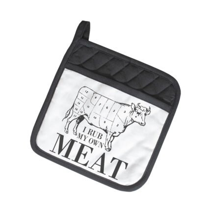 Twisted Wares I Rub My Own Meat Potholder
