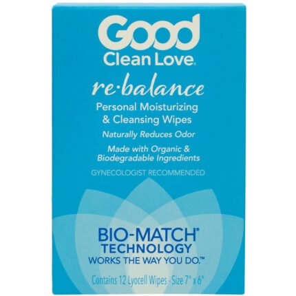 Good Clean Love Rebalance Cleansing Wipes 12 ct.