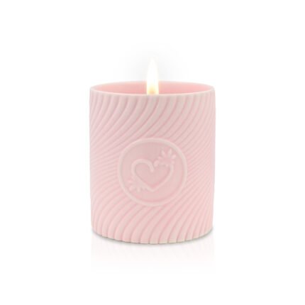 HighOnLove Pink Massage Candle - Lychee Martini