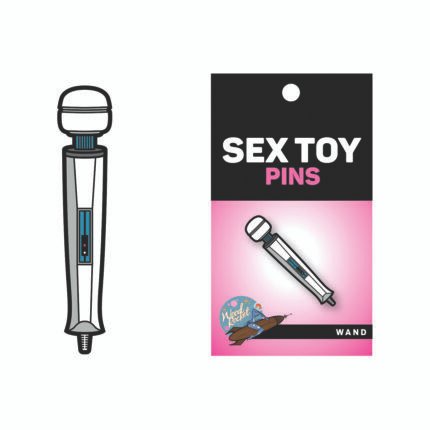 Wood Rocket Magic Wand Pin