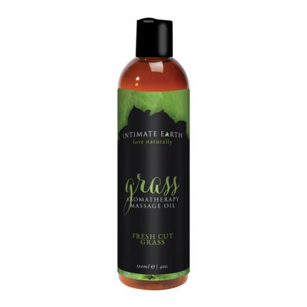 Intimate Earth Aromatherapy Massage Oil - Grass 4oz