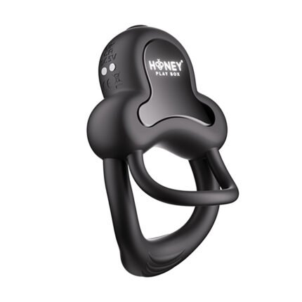 HPB Anello App Vibr C-Ring w/ClitStim Bk