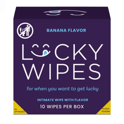 Sweetums Lucky Wipes Banana Flavor 10-Pack
