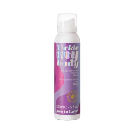 Love to Love Tickle My Body Tickling Body Massage Foam Monoi 5 oz.