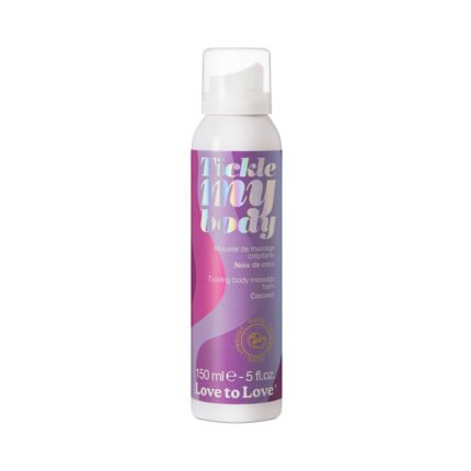 Love to Love Tickle My Body Tickling Body Massage Foam Coconut 5 oz.