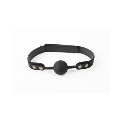 SEI MIO Strictly Come Quietly Soft Strap Silicone Ball Gag