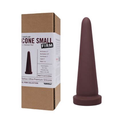 Tantus Cone Small Firm Garnet BOX