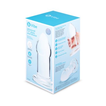b Vibe Advanced 75 in Glass Anal Dilator