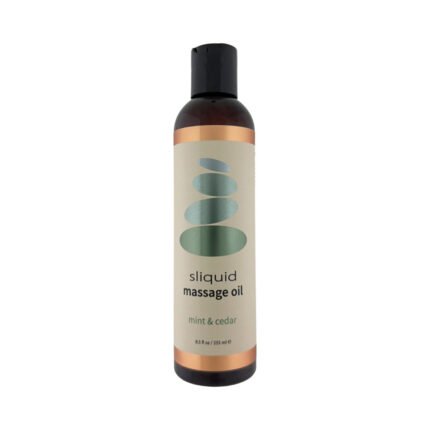 Sliquid Massage Oil Mint & Cedar 8.5 oz.